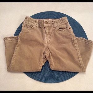 Kids Tan Corduroy Pants